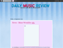 Tablet Screenshot of dailymusicreviewer.blogspot.com