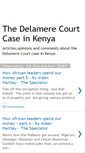 Mobile Screenshot of delamere-court-case-kenya.blogspot.com