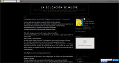 Desktop Screenshot of la-educacion-se-mueve.blogspot.com