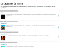 Tablet Screenshot of la-educacion-se-mueve.blogspot.com