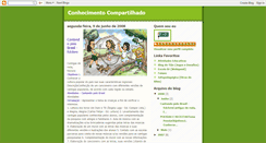 Desktop Screenshot of compartilhandoconhecimento-cleonice.blogspot.com