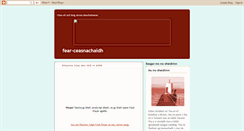 Desktop Screenshot of ceasnachaidh.blogspot.com