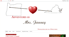 Desktop Screenshot of mrsjanney.blogspot.com