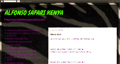 Desktop Screenshot of alfonsosafarikenya.blogspot.com