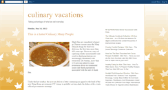 Desktop Screenshot of culinary-vacations.blogspot.com