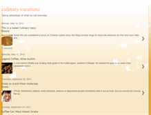 Tablet Screenshot of culinary-vacations.blogspot.com