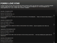 Tablet Screenshot of forrozolovestar.blogspot.com