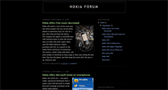 Desktop Screenshot of nokiaforums.blogspot.com