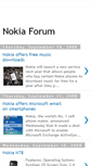 Mobile Screenshot of nokiaforums.blogspot.com