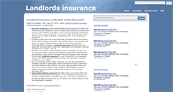Desktop Screenshot of landlordinsurances.blogspot.com