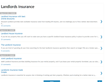 Tablet Screenshot of landlordinsurances.blogspot.com