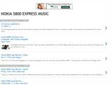 Tablet Screenshot of onlynokia5800.blogspot.com