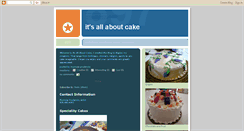 Desktop Screenshot of itsallaboutcake.blogspot.com