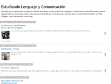 Tablet Screenshot of estudiandolenguaje.blogspot.com