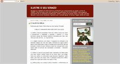 Desktop Screenshot of ilustreoseusermao.blogspot.com