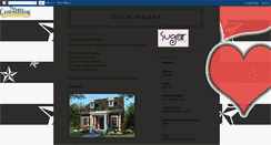 Desktop Screenshot of bowmanfamily08.blogspot.com