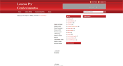 Desktop Screenshot of loucosporconhecimentos.blogspot.com