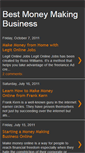 Mobile Screenshot of bestmoneymakingbusiness.blogspot.com