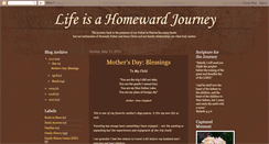 Desktop Screenshot of homewardjourney.blogspot.com