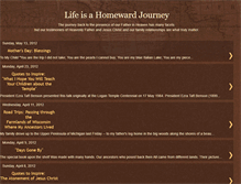 Tablet Screenshot of homewardjourney.blogspot.com