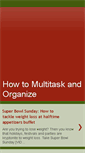 Mobile Screenshot of howtomultitask.blogspot.com