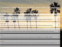 Tablet Screenshot of lesfleursdebach.blogspot.com