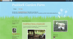 Desktop Screenshot of paddockgardenfarm.blogspot.com