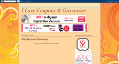 Desktop Screenshot of couponsandgiveaways.blogspot.com