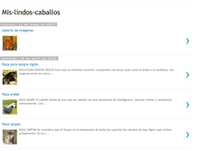 Tablet Screenshot of mis-lindos-caballos.blogspot.com