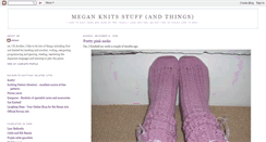 Desktop Screenshot of meganknitsstuff.blogspot.com