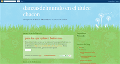 Desktop Screenshot of danzasdelmundodulcechacon.blogspot.com