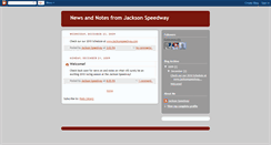 Desktop Screenshot of jacksonspeedway.blogspot.com