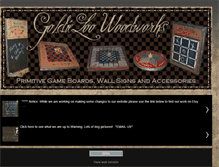 Tablet Screenshot of goldieloowoodworksshop.blogspot.com