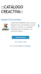 Mobile Screenshot of catalogocreactiva.blogspot.com