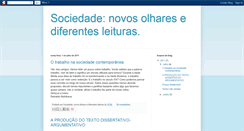 Desktop Screenshot of novosolharesediferentesleituras.blogspot.com