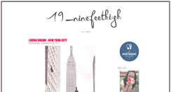 Desktop Screenshot of 19-ninefeethigh.blogspot.com