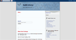 Desktop Screenshot of dsebd-informe.blogspot.com