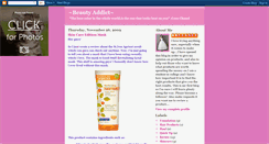 Desktop Screenshot of beautyaddict27.blogspot.com