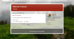 Desktop Screenshot of marcos-cuevas.blogspot.com