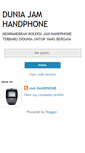 Mobile Screenshot of duniajamhandphone.blogspot.com