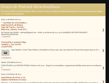 Tablet Screenshot of centrodepastoralafrocolombiana.blogspot.com