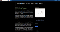 Desktop Screenshot of insearchofmydreamingtree.blogspot.com