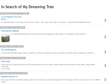 Tablet Screenshot of insearchofmydreamingtree.blogspot.com