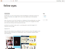 Tablet Screenshot of felineeyes.blogspot.com