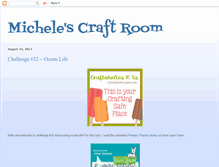 Tablet Screenshot of michelescraftroom.blogspot.com