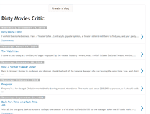 Tablet Screenshot of dirtymoviecritic.blogspot.com