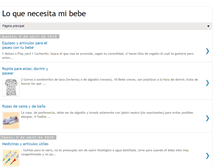 Tablet Screenshot of loquenecesitamibebe.blogspot.com