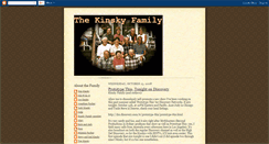 Desktop Screenshot of kinskyfamily.blogspot.com