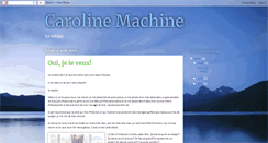 Desktop Screenshot of carolinemachine.blogspot.com