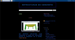 Desktop Screenshot of estructuras-de-concreto.blogspot.com